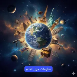شعار قناة معلومات حول العالم