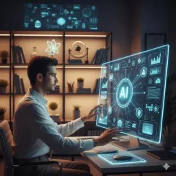 شعار قناة نجاحك بالذكاء الاصطناعي