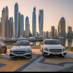 شعار بيع و شراء السيارات الجديدة و المستعملة في الامارات