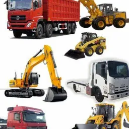 شعار تجارة معدات وآليات ثقيلة