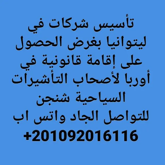تأسيس شركات في ليتوانيا 5 - مجموعة واتساب